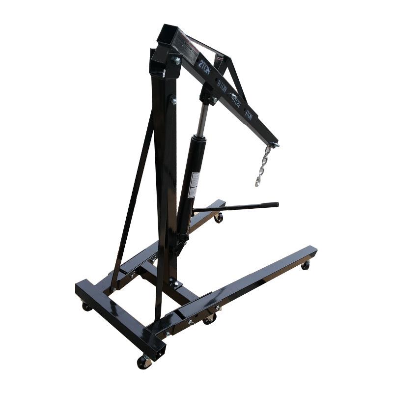 2厂供家应2无品牌/吨折叠吊汽车发动机机吊架引擎起重吨移动吊车