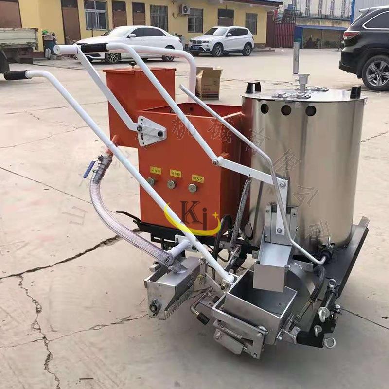 手推式小热型熔釜自动标线位927划线 热熔划一体线机 车电动划线