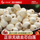 新鲜磨皮白莲子百合湘莲煲汤粉糯 湘潭去芯白莲500g 小茵姑娘