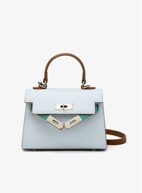 达芙妮Daphne经典印花百搭单肩斜挎手提包时尚凯丽包通勤包10349