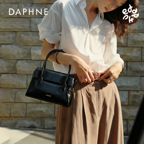 Daphne/达芙妮新款时尚手提包包女小拎包通勤单肩斜挎小包高级感