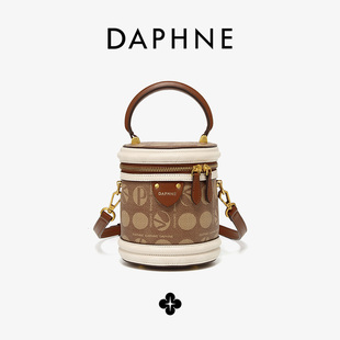 水桶包单肩斜挎包轻奢小众高级感2024新款 达芙妮Daphne时尚 经典