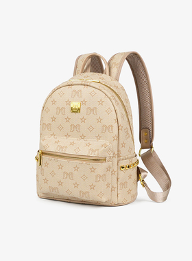 达芙妮Daphne时尚印花背包女2024新款双肩时尚6124183178/10253