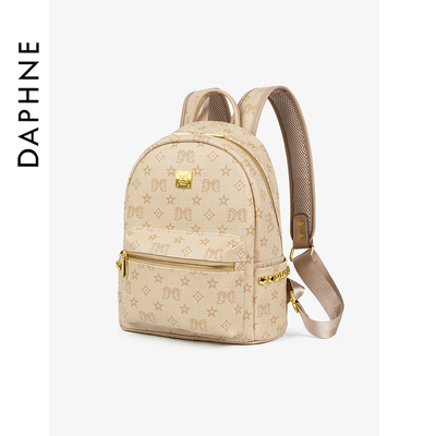 达芙妮Daphne时尚印花背包女2024新款双肩时尚6124183178/10253
