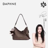 达芙妮Daphne2025新款 时尚 印花大容量托特包高级斜挎包百搭通勤女