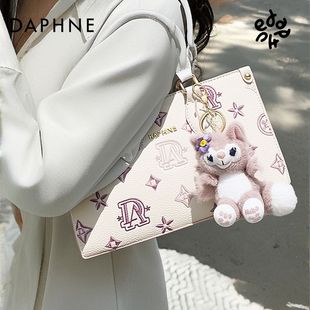 文艺风可爱女生单肩包包手拎包25060 时尚 Daphne 达芙妮百搭新款