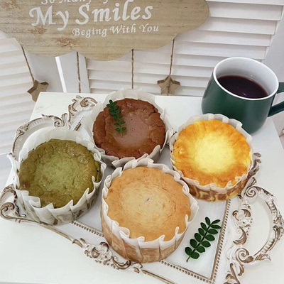 巴斯克芝士蛋糕0卡糖生酮代餐甜点4寸蛋糕低卡无添加奶酪甜品250g