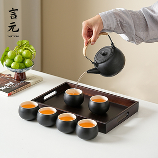 陶瓷茶壶泡茶家用高档一人专用茶水分离大容量提梁壶功夫茶具单壶