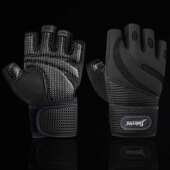 奥力佳运动户外健身登山攀岩运动健身妨护训练半指手套厂家自产