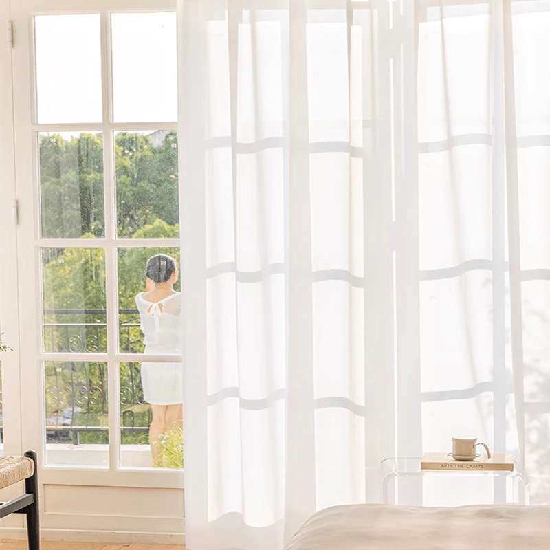 简约加厚纱帘客厅阳台卧室防猫抓装饰门帘 窗帘窗纱布料米白色,3C数码配件,其它配件,淘宝优惠券,粉丝福利购,淘宝优惠卷