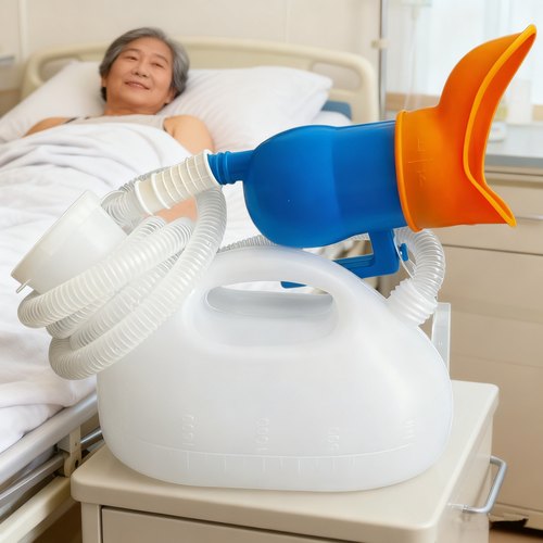 女士带管软口尿壶孕妇卧床老人坐躺两用男士接尿车载大容量透明壶