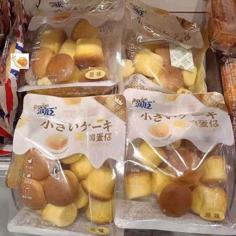 润臣手工鸡蛋仔一口小蛋糕面包点心儿童散装营养代早餐充饥零食