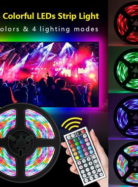 新品le套d灯带 10米滴3528防水胶防水328RG键B5装 跑马流水灯带+4