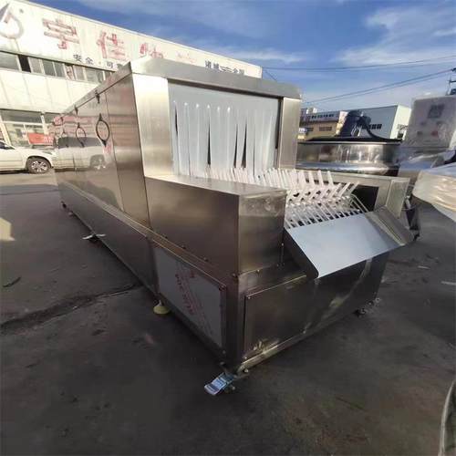 酒店堂商全用自动洗碗机 长式洗碗龙机食带烘干 餐具洗碗机DFU哪