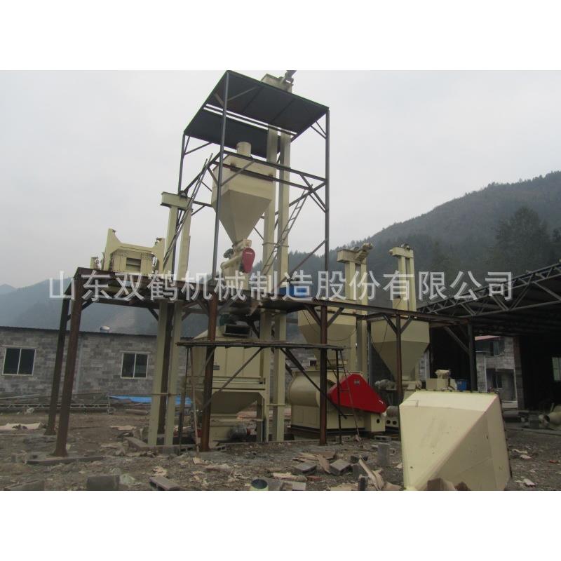 鹤双机时计产1-10吨的猪饲料生产线 免费设上械门HKJ250安装指导