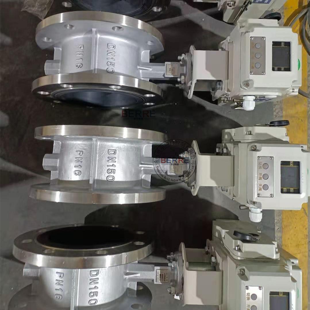 D能电N200智型锈钢动蝶阀 481实不现就地远程控制