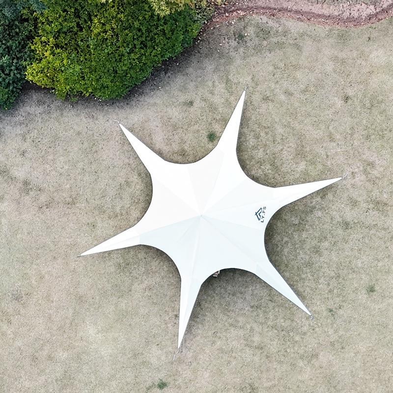 尚单星枫天户外万重山露营帐篷PU涂幕穹层营地双峰天幕单星天幕顶