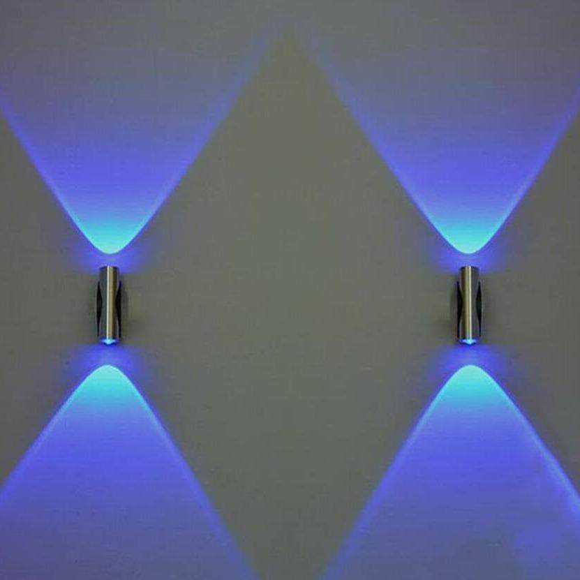 厂家现货供应上下出光壁灯简约铝材卧室墙壁灯