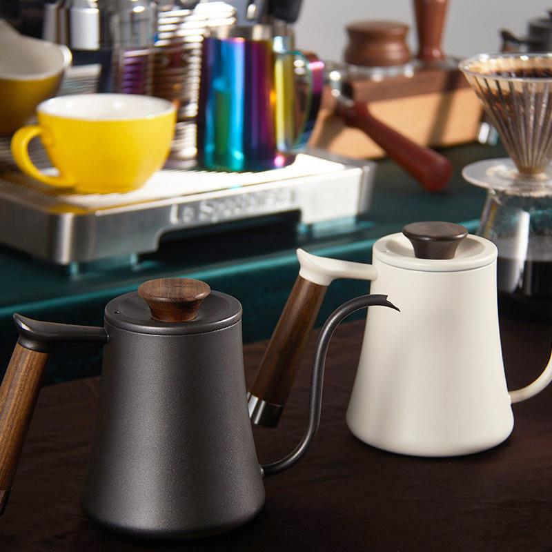 美式手冲咖啡壶细口壶长嘴挂耳壶不锈钢滴滤式摩卡壶咖啡手冲壶