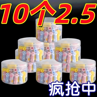 猫爪铅笔帽高颜值学生软胶硅胶铅笔套头笔尖保护套儿童笔帽铅笔盖