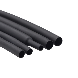 黑色热缩管两倍收缩电线修复保护绝缘环保热缩套管0.6-210mm