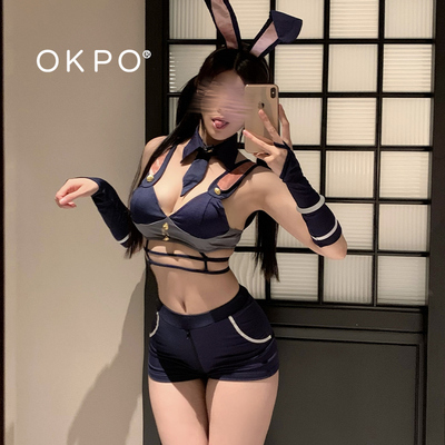 兔女郎巡查官情趣内衣套装性感制服诱惑装2025新款战袍cos服大码