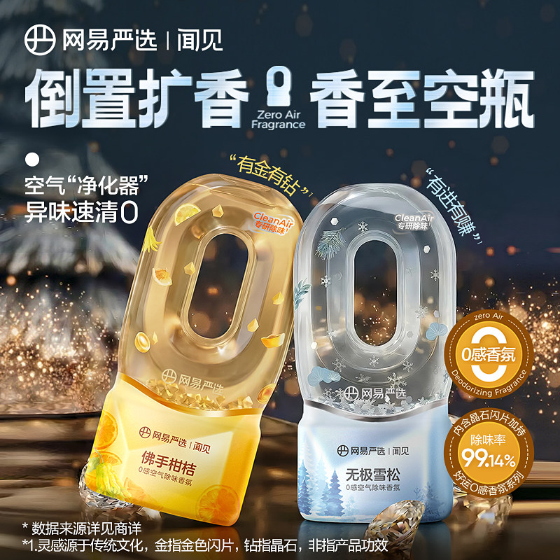 网易严选倒置香氛空气清新剂除异味卫生间专用除臭厕所香薰U先图片