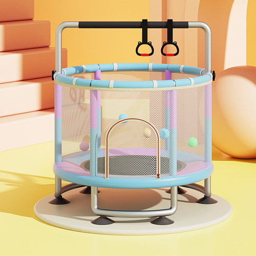 蹦床儿童家用室内跳跳床小型弹跳床宝宝玩具带护网健身蹦床弹跳床