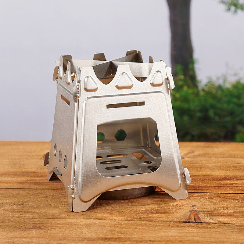 烤火炉户外不锈钢方形柴火炉子野营露营徒步折叠迷你便携多功能炉,住宅家具,烤火桌,淘宝优惠券,粉丝福利购,淘宝优惠卷