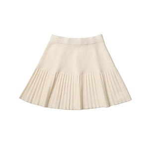 百褶裙不等式混纺针织百褶半身裙女短款包臀外穿针织打底裙子