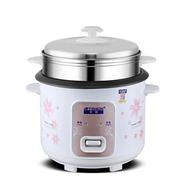 老式电饭锅2-3人小型1-2人电饭煲家E用迷你多功能3-4升蒸笼5升耐
