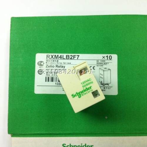 正品施耐德小型继电器 RXM4LB2F7 AC110-120V