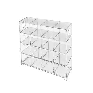 压克力桌面收纳层架杯子置物架紫砂壶茶具透明展示架马克杯整理架