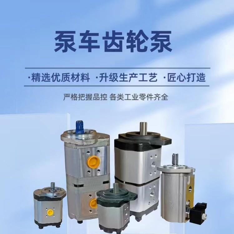 齿轮泵双联齿轮泵泵车马达液压油泵双进双出单进双出32/23排