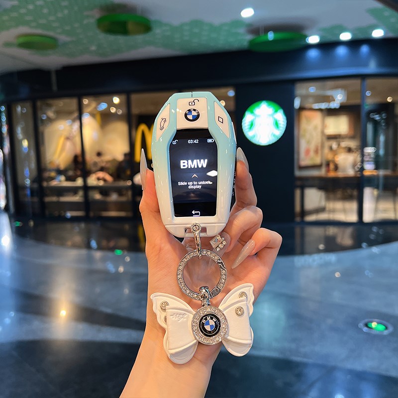 适用于宝马液晶钥匙套7系730li740车5系 535LE6系GT包X3/X5/X7扣