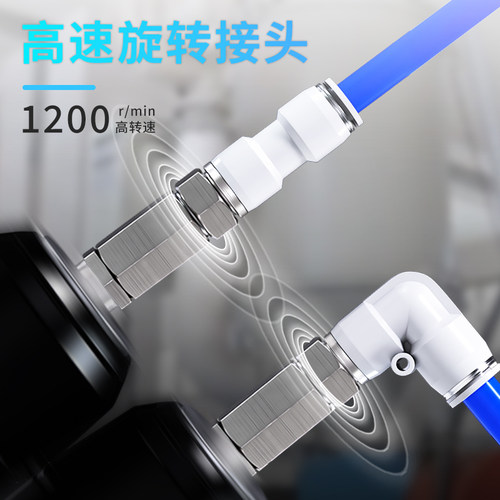 速发高速旋转接头-气管快插头气动快接头度K向-02/8-0/46M5