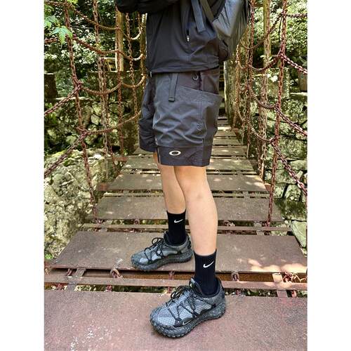 夏季新款户外登山vibe风机能大口袋休闲短裤防水伞兵工装五分裤男