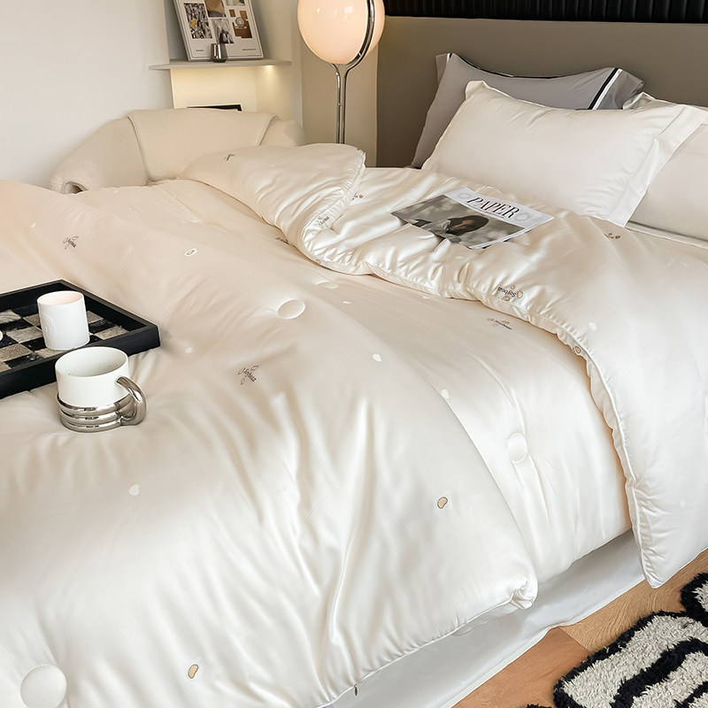 蚕丝夏被夏天空调被2025新款四季通用被芯棉被纯棉桑大豆被双人被,床上用品,化纤被,淘宝优惠券,粉丝福利购,淘宝优惠卷