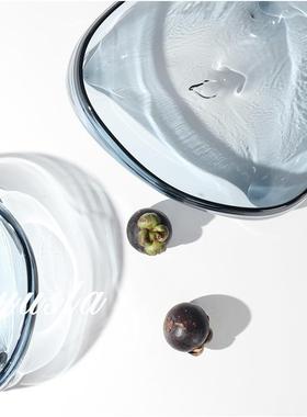 简约现代客厅茶几水果盘客厅吧台柜样板间别墅干果盆摆件软装饰品