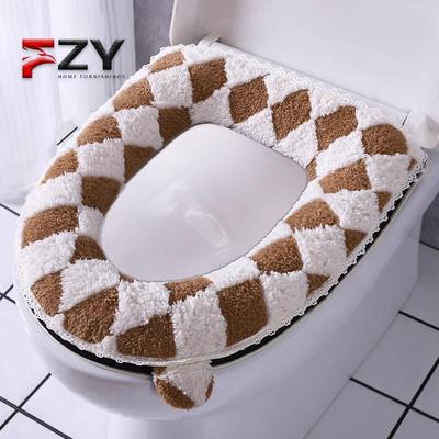 室内加绒马桶坐垫加大