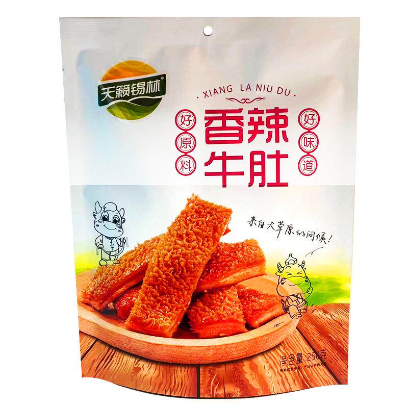 天籁锡林香辣牛肚丝内蒙古特产250克独立小包装孕妇儿童牛肚零食
