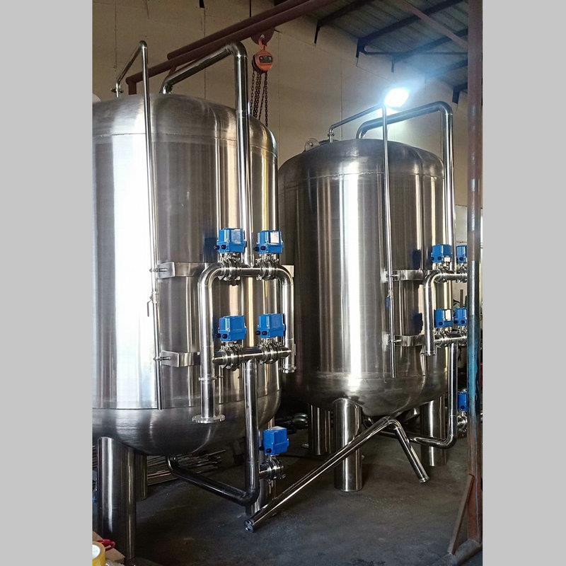 地下水处理多介质过滤除铁锰深井水石英砂澄清水质过滤除黄泥水