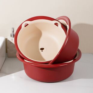 脸盆家用大号塑料脸盆学生宿舍用洗脸洗脚盆洗衣耐用加厚加深盆子