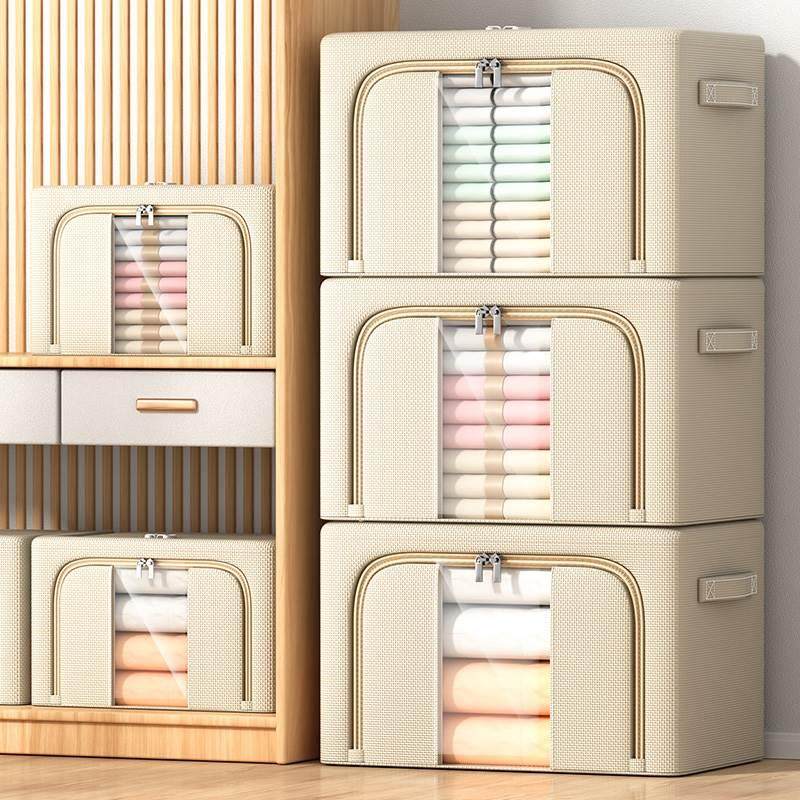 3个装 衣服收纳箱大容量超大百纳箱家用袋子衣柜放衣物筐袋整理盒,收纳整理,收纳箱,淘宝优惠券,粉丝福利购,淘宝优惠卷