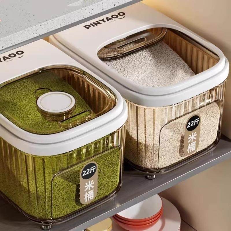 ?具车开 盖米桶家用食品级大容量米粮收纳盒防潮密封面粉储存罐防,厨房/烹饪用具,米桶/米缸,淘宝优惠券,粉丝福利购,淘宝优惠卷