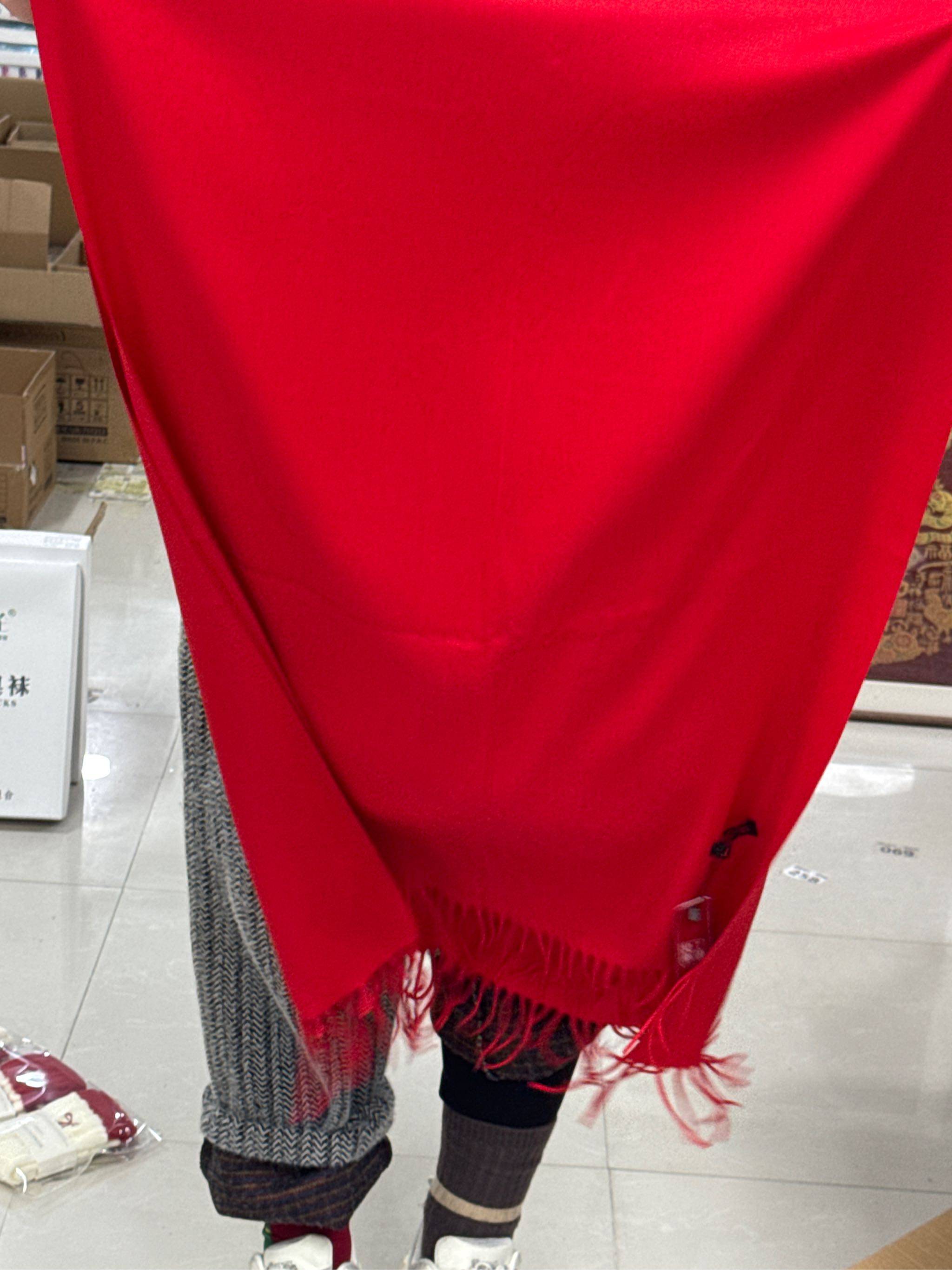 340号红色羊绒围巾1条,女士内衣/男士内衣/家居服,内衣配件,淘宝优惠券,粉丝福利购,淘宝优惠卷