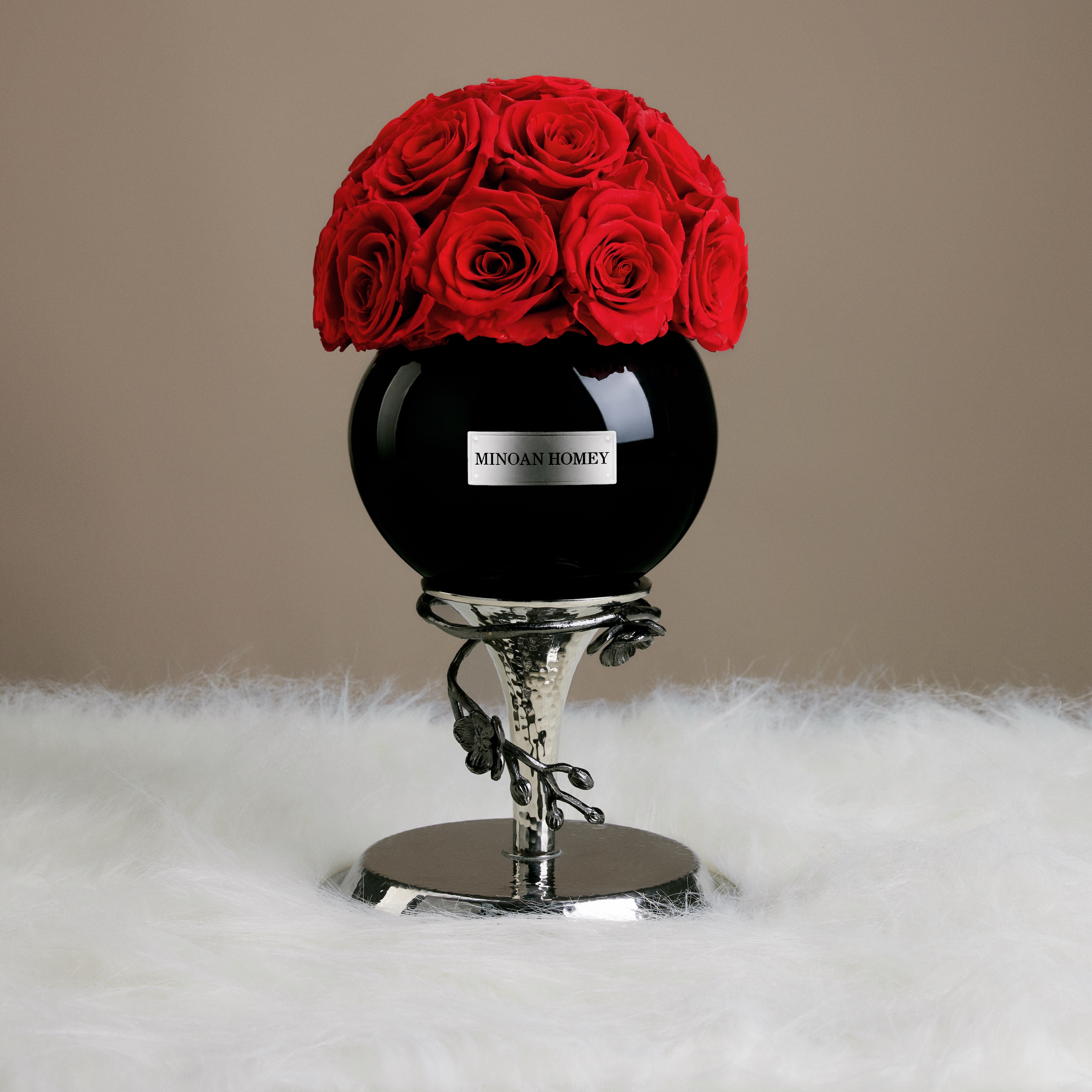 餐桌永生花玫瑰礼盒餐桌布置家居软装摆件乔迁礼新婚礼物永生玫瑰