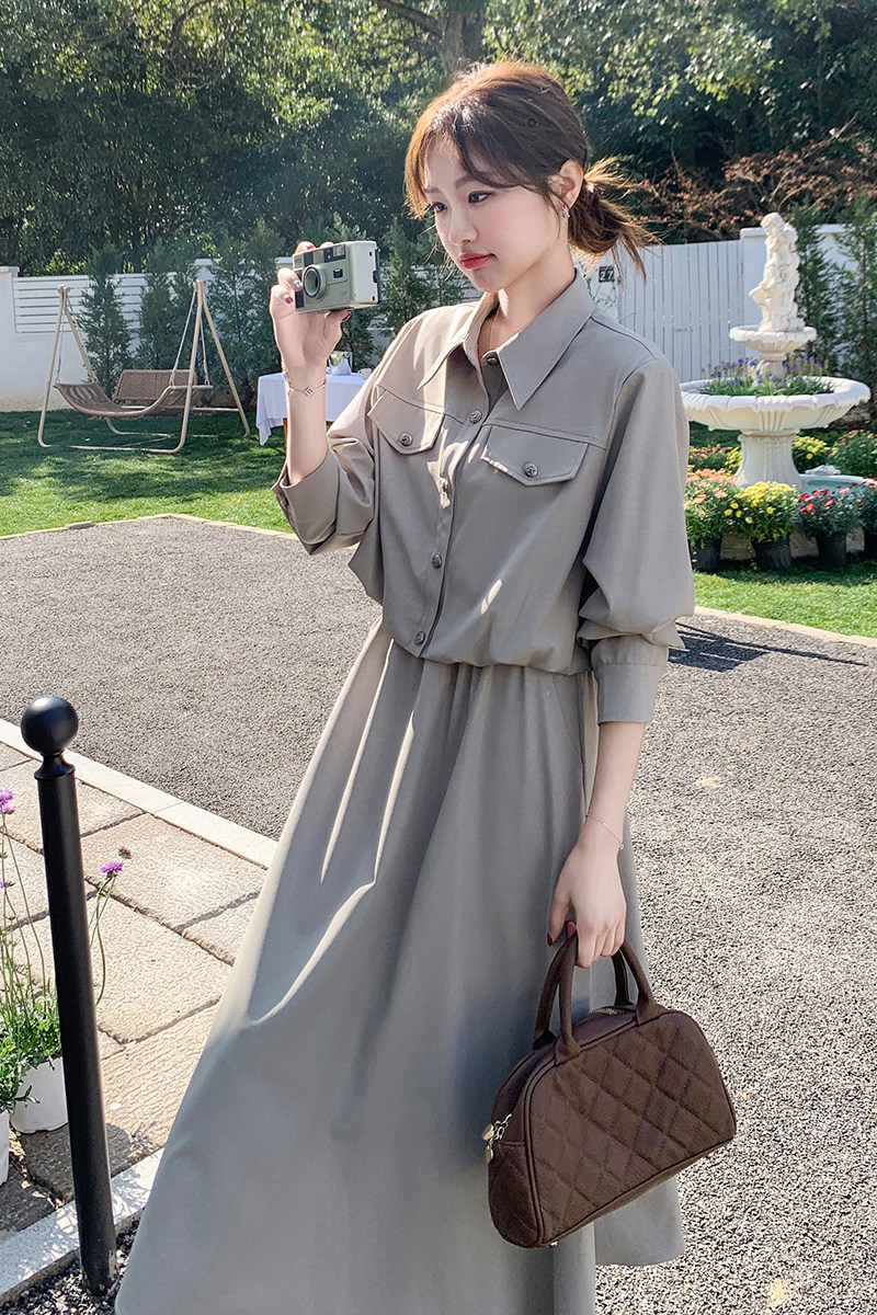 25秋外套上衣+针织拼接吊带裙C211-839-P170控238,女装套装/套裙,2C211