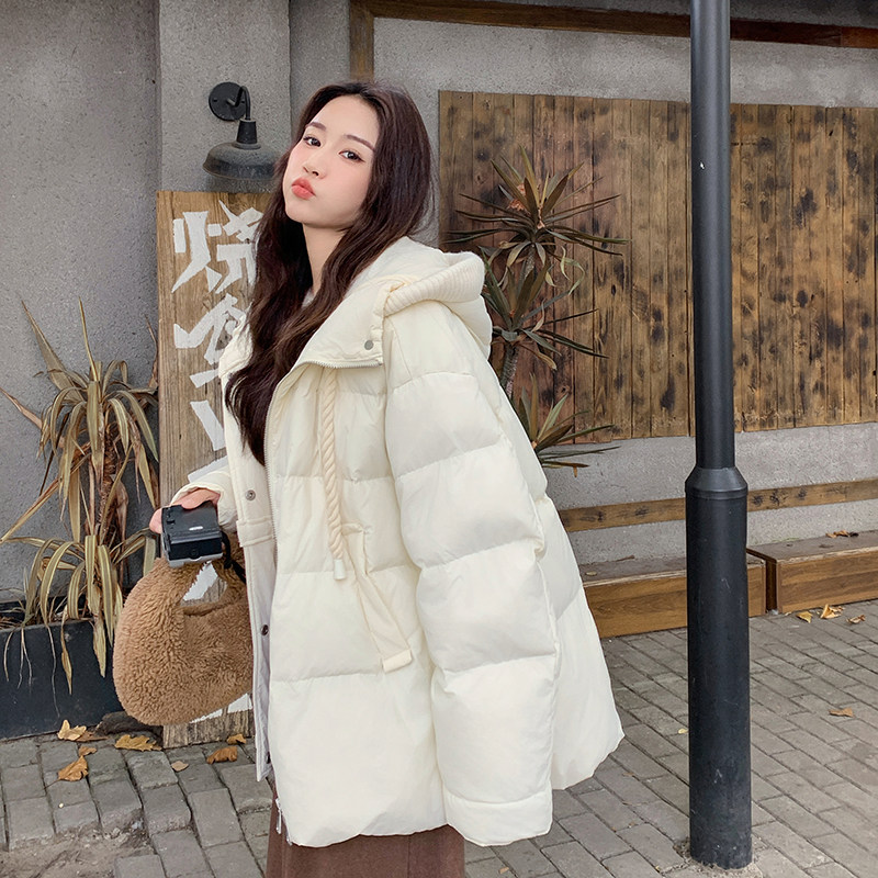 新品90绒百搭显瘦中长款羽绒服2C211-9851-P325控478,女装羽绒服,2C211