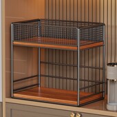 速发桌面博古架多宝阁小架茶杯架子茶具置纳架紫砂壶茶具收纳型收